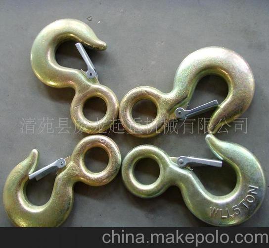 5吨起重索具环眼吊钩 环眼钩、镀锌钩子在起重作业中的关键作用